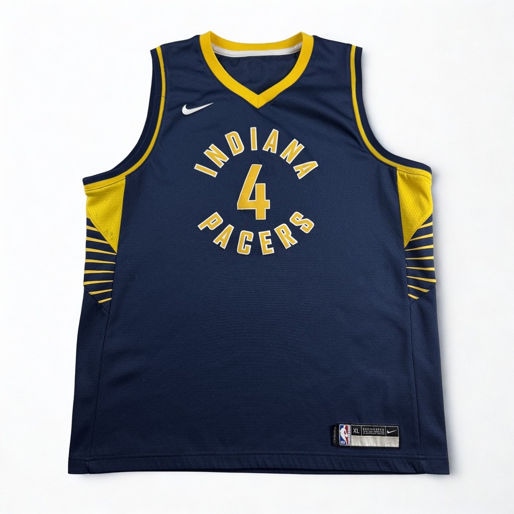 Nike Indiana Pacers Jersey Mens XL Navy Blue Victor‎ Oladipo 4 Swingman NBA